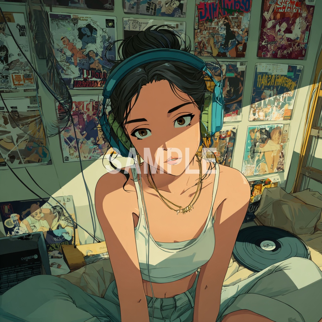 クーラーの効いた部屋でくつろぐLo-Fi