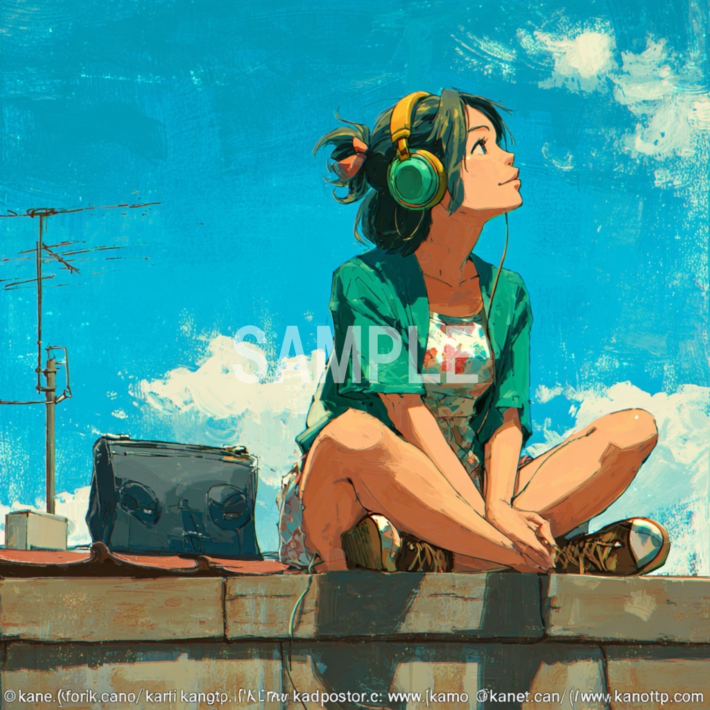 屋上でくつろぐLo-Fi