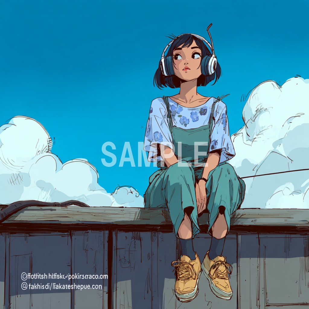 屋上でくつろぐLo-Fi