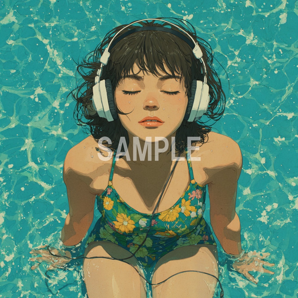 プールサイドでくつろぐLo-Fi