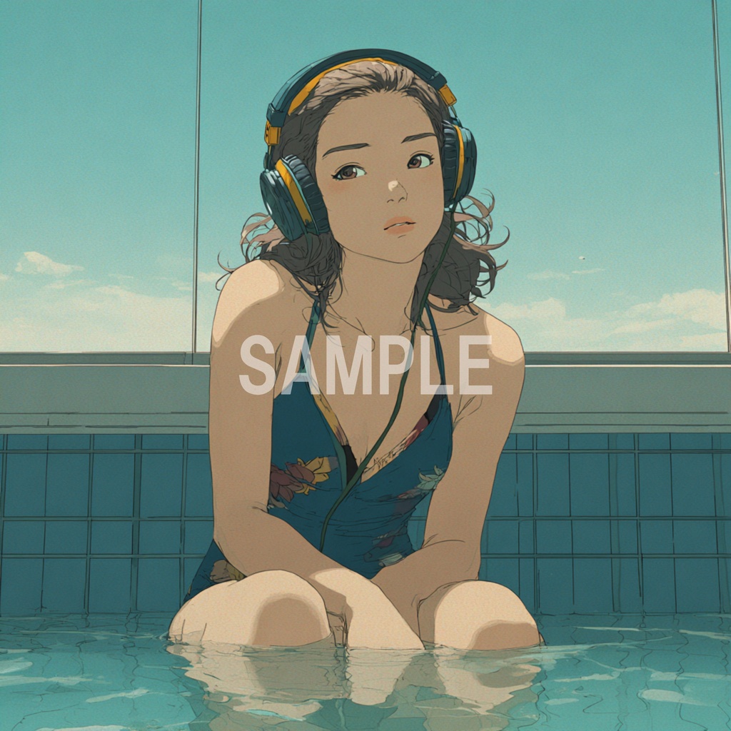 プールサイドでくつろぐLo-Fi
