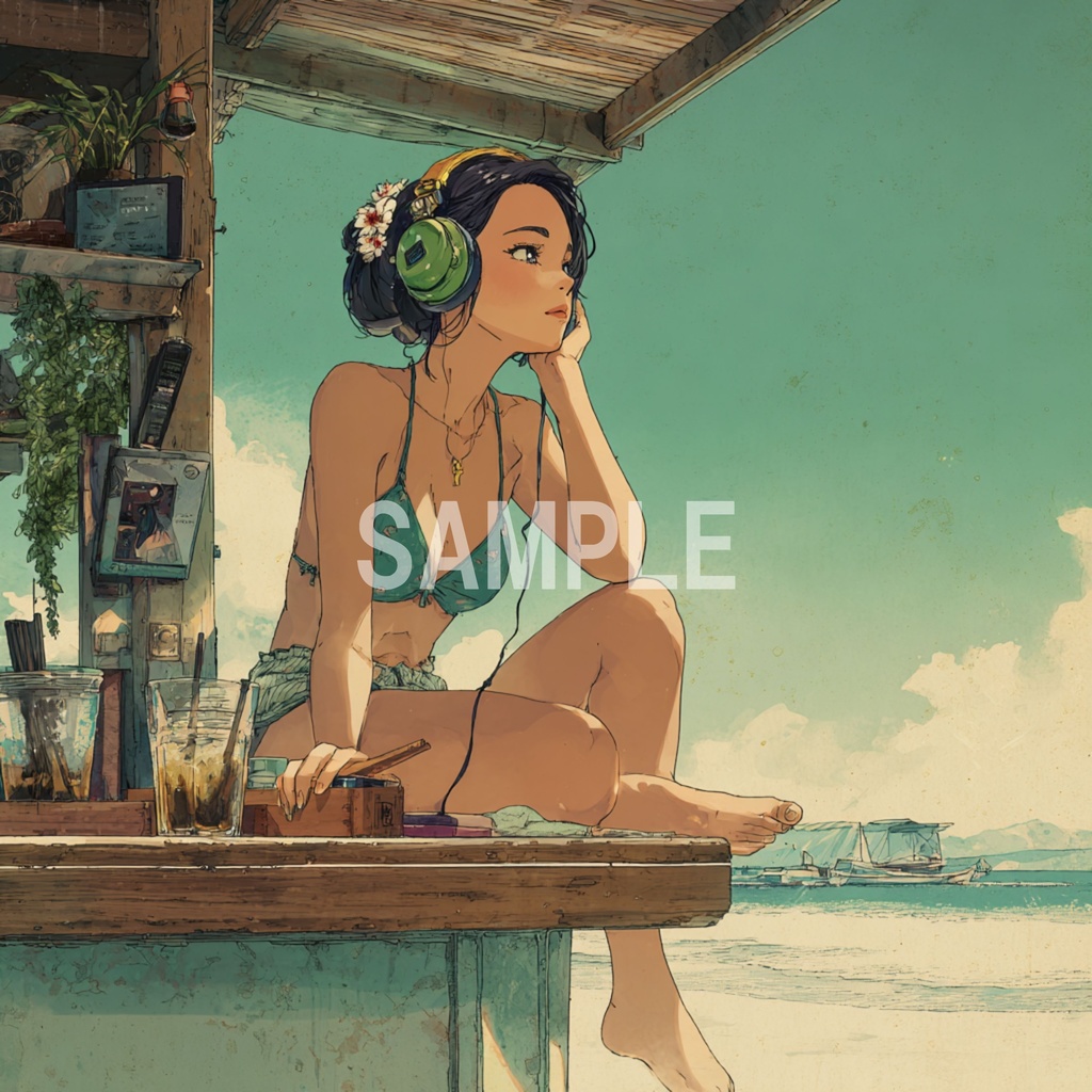 海辺でくつろぐLo-Fi