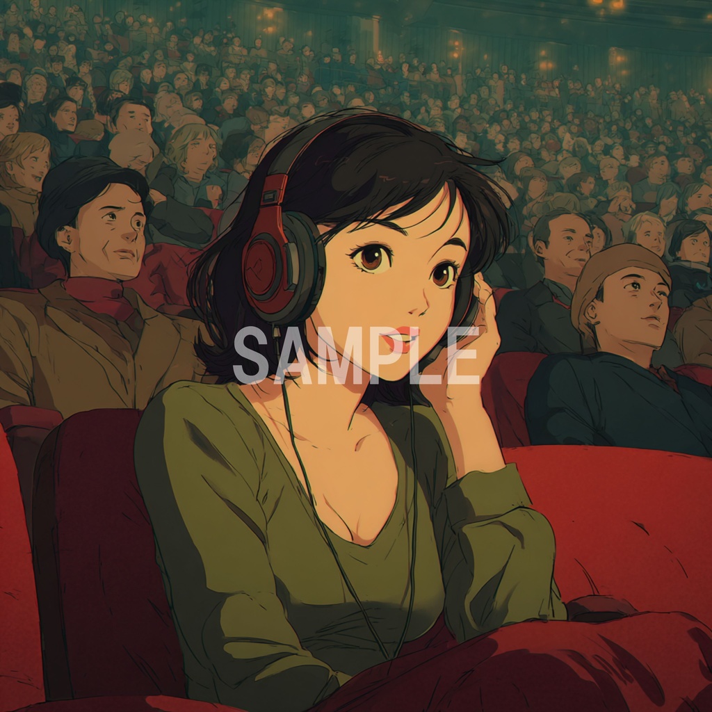 古い映画館で佇むLo-Fi