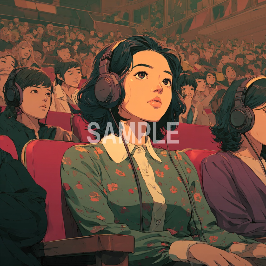 古い映画館で佇むLo-Fi