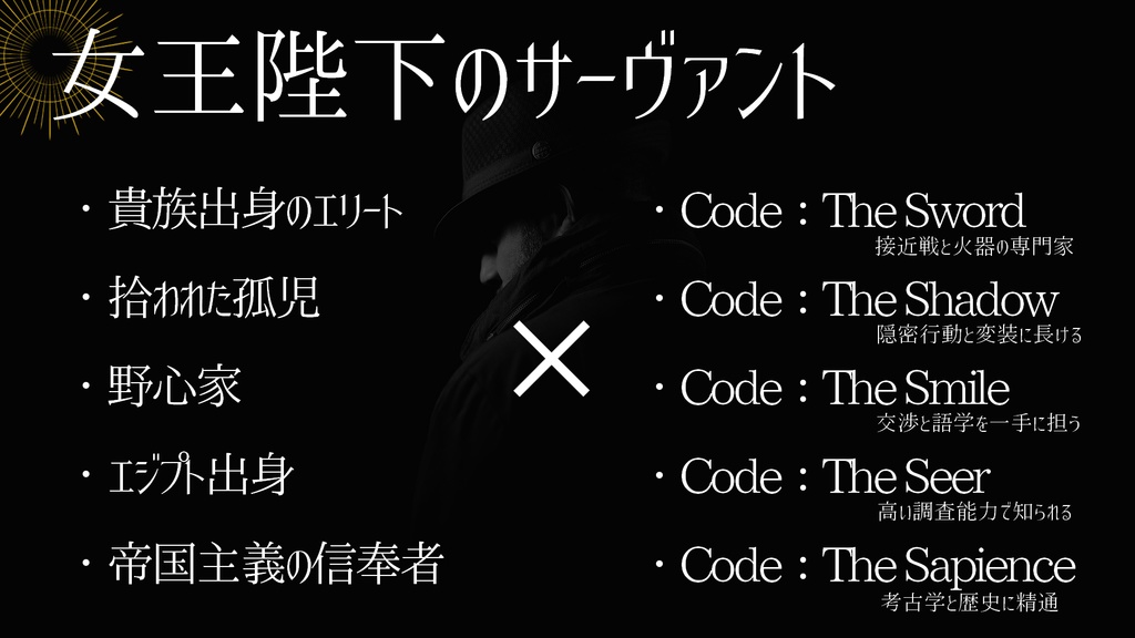 【CoCガスライト】女王陛下のサーヴァント【6版/7版】【日本語/中文】