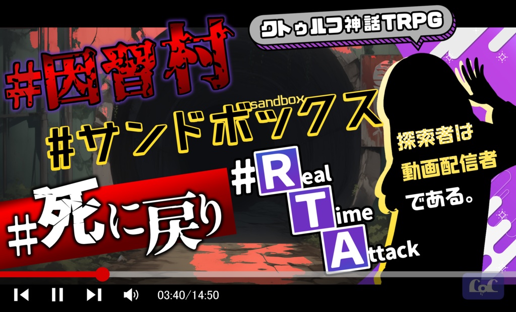 【CoC現日×因習村×RTA】 『因習村サンドボックス死に戻りRTA』【6版/7版】