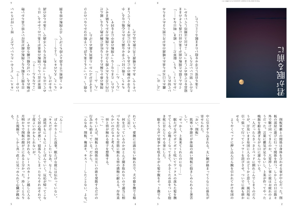 【削上】君が眠る前に