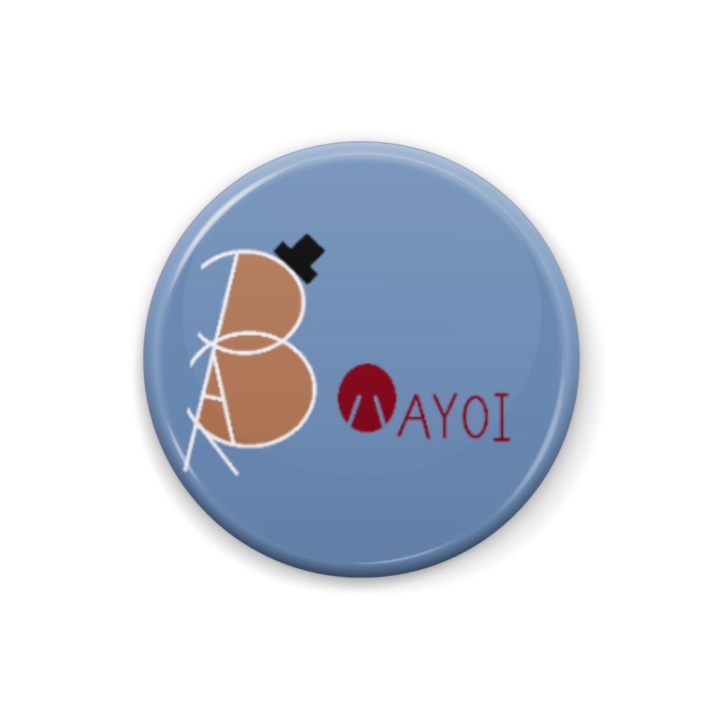 VRChat内店舗「BAR."MAYOI"」缶バッジ
