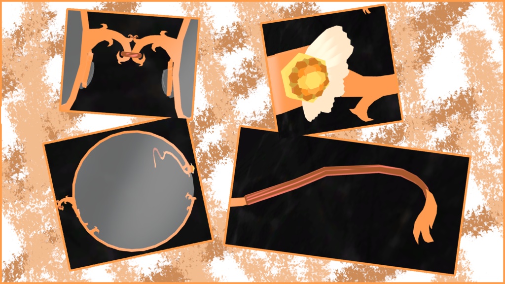 VRChat想定アクセサリ『TreeFrame』