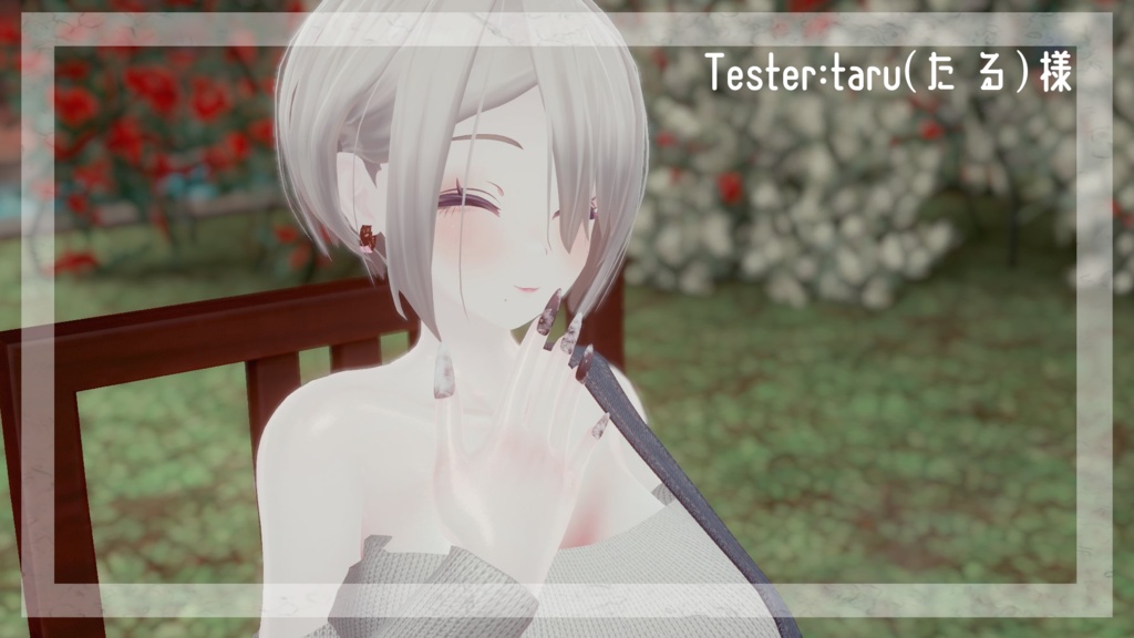 【VRChat想定】ドーナツ型ピアスシリーズ