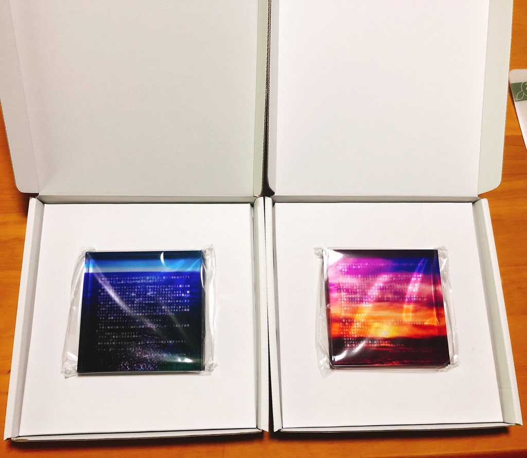 The inside of lightblue アクリルブロックⅡ【物鯰】