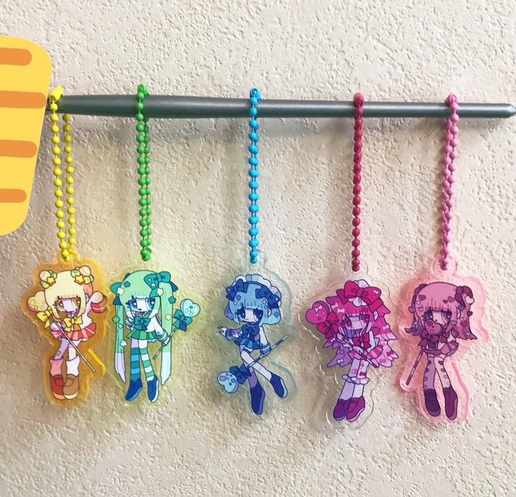【SALE】推し色アクリルチェーン