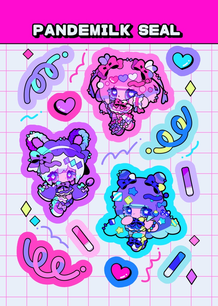 ハーフカットシール(IDOL design)