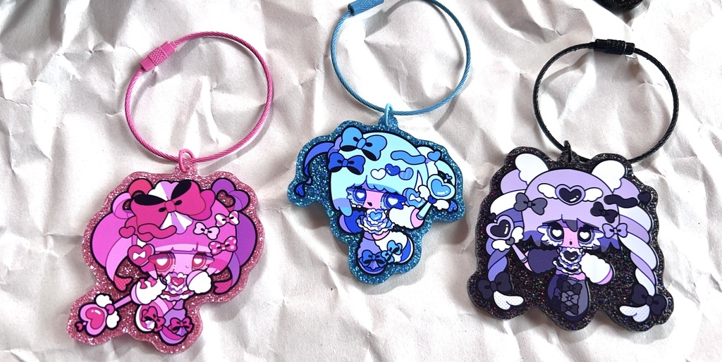 魔法少女♡キラキラアクリルキーホルダー