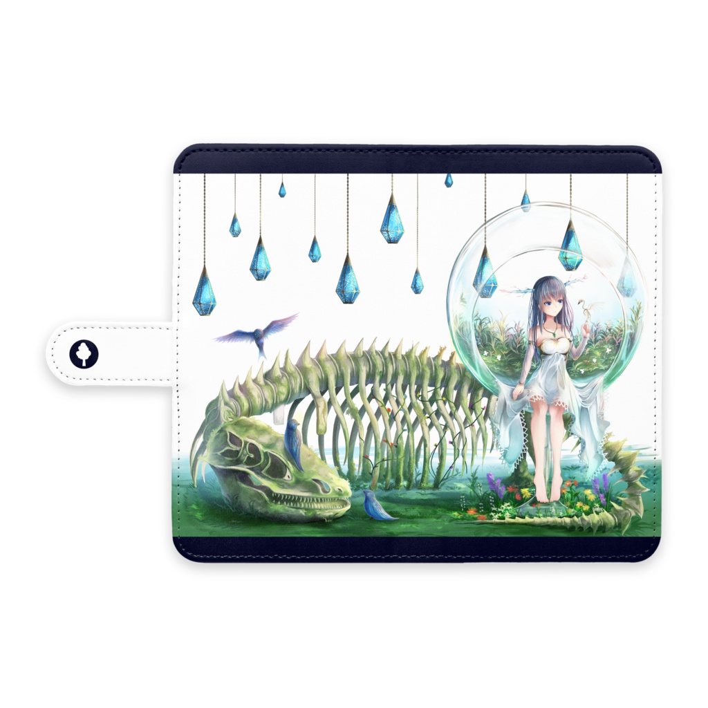 【生き物と屍】手帳型Androidケース