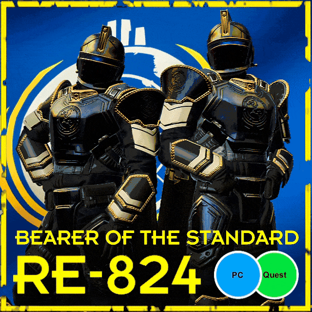 RE-824 BEARER OF THE STANDARD Helldivers 2