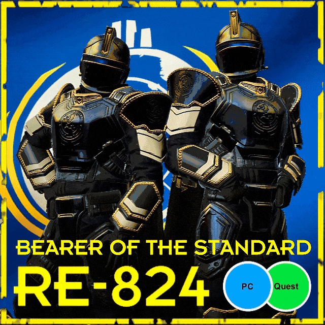 RE-824 BEARER OF THE STANDARD Helldivers 2