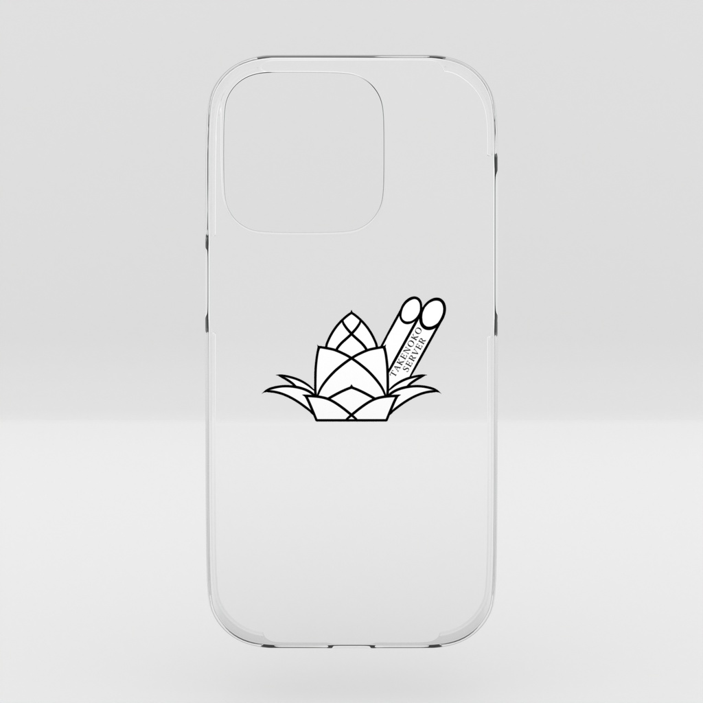 たけのこクリアスマホケース Designed by OTO-HU