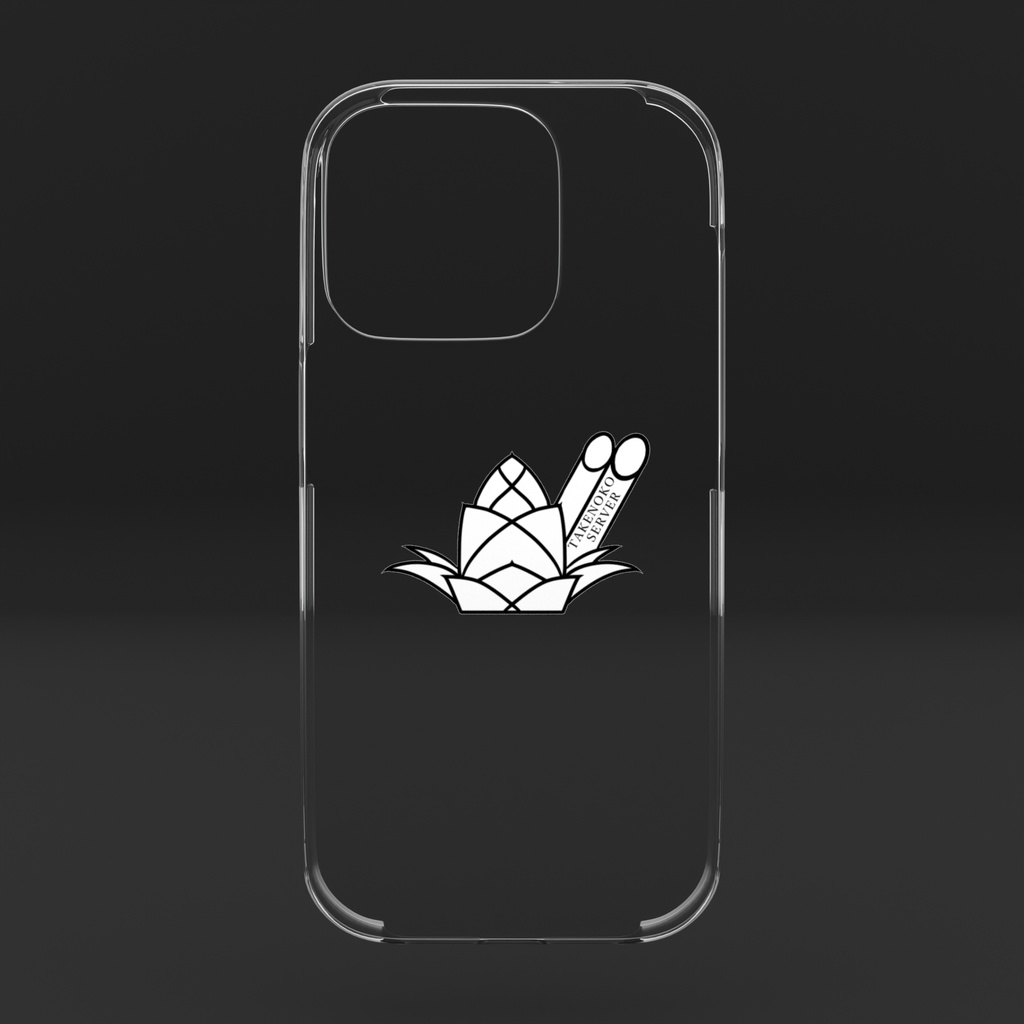 たけのこクリアスマホケース Designed by OTO-HU
