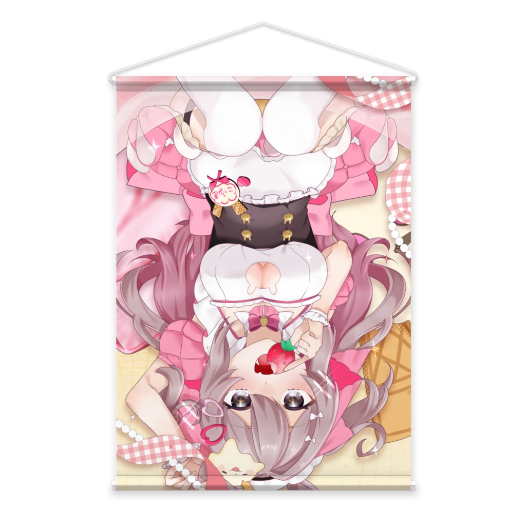 タペストリー さかさまうさぎ