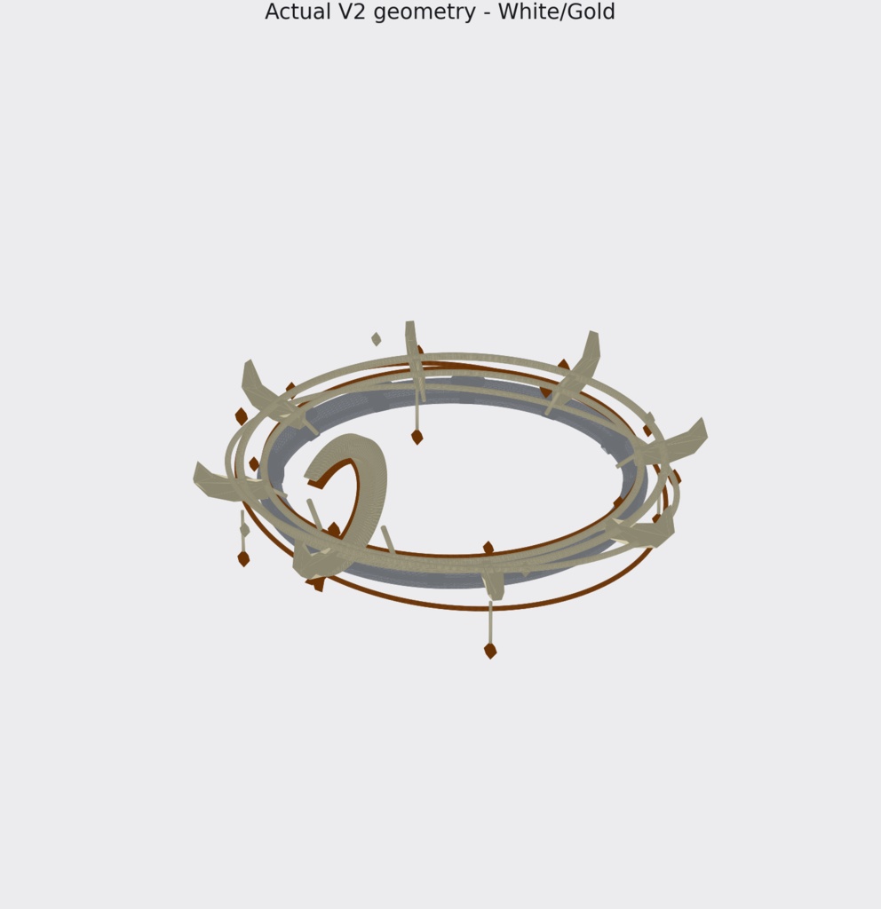 Eclipse Crown Halo V2 | 6 Colors | VRChat / Avatar Accessory