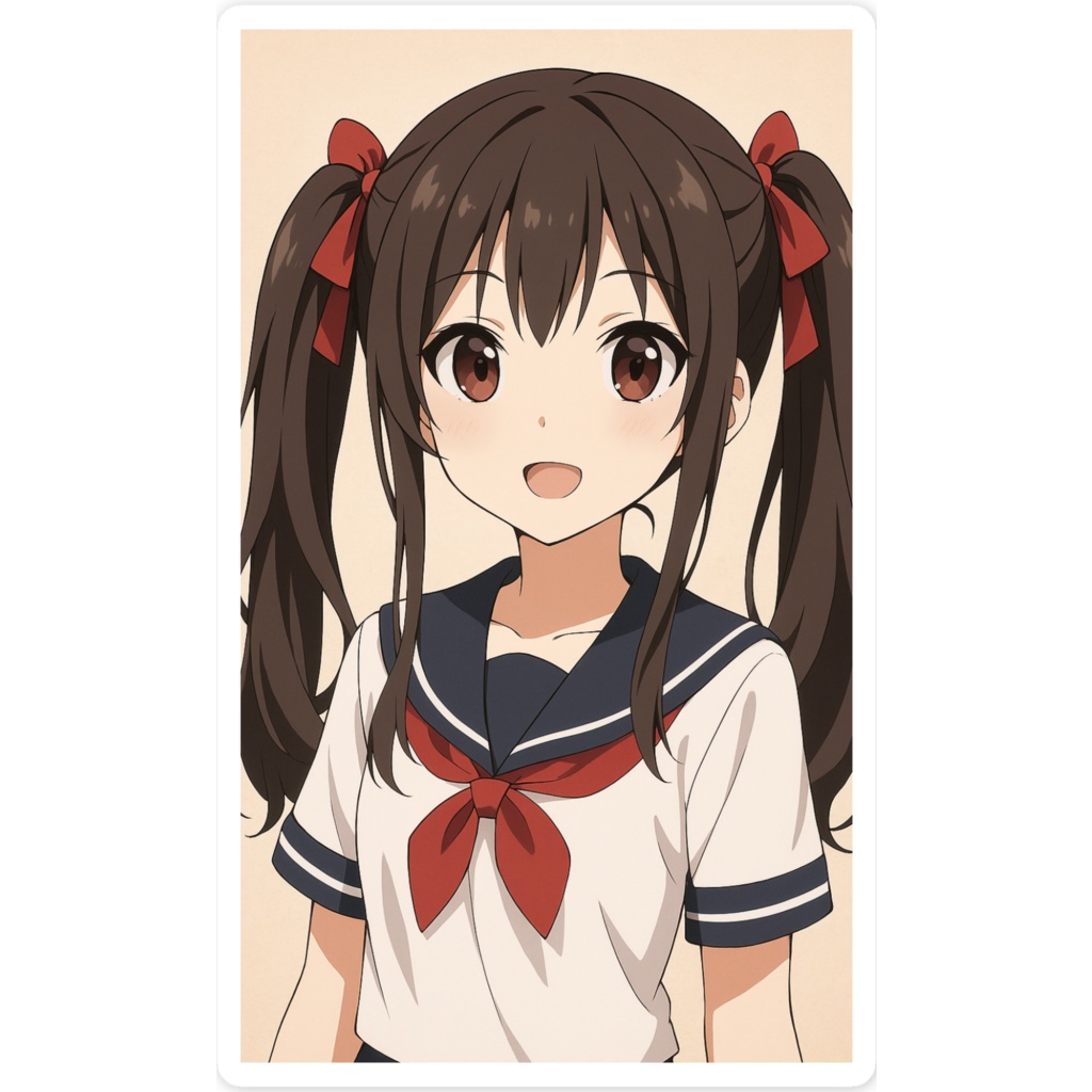 美鈴スマホステッカー