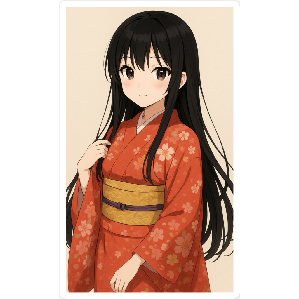 静香スマホステッカー