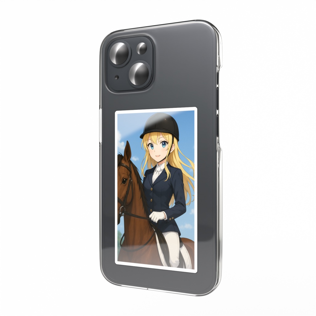 ユーリの乗馬スマホステッカー