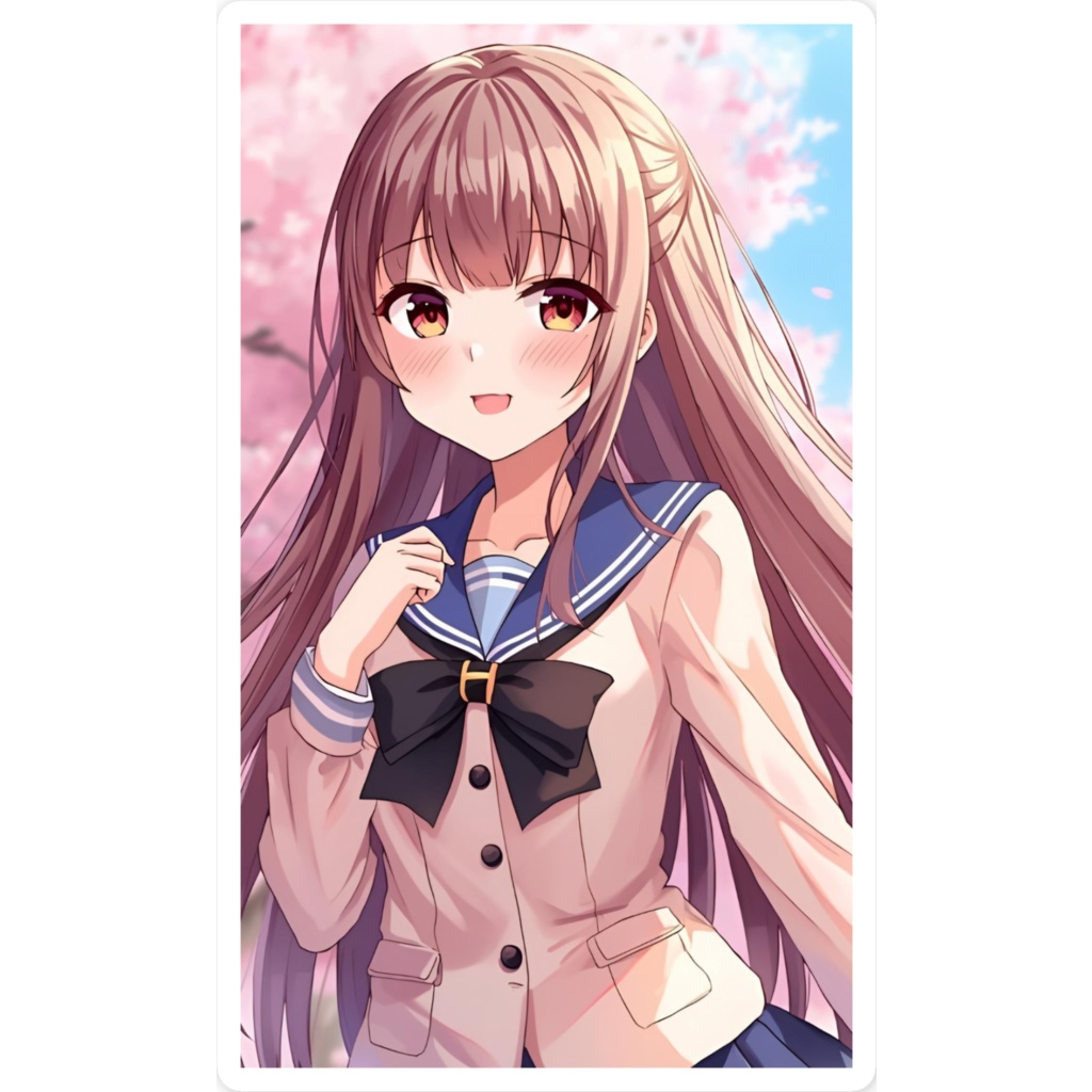 真凛スマホステッカー