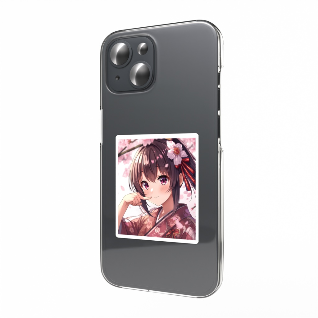 花スマホステッカー