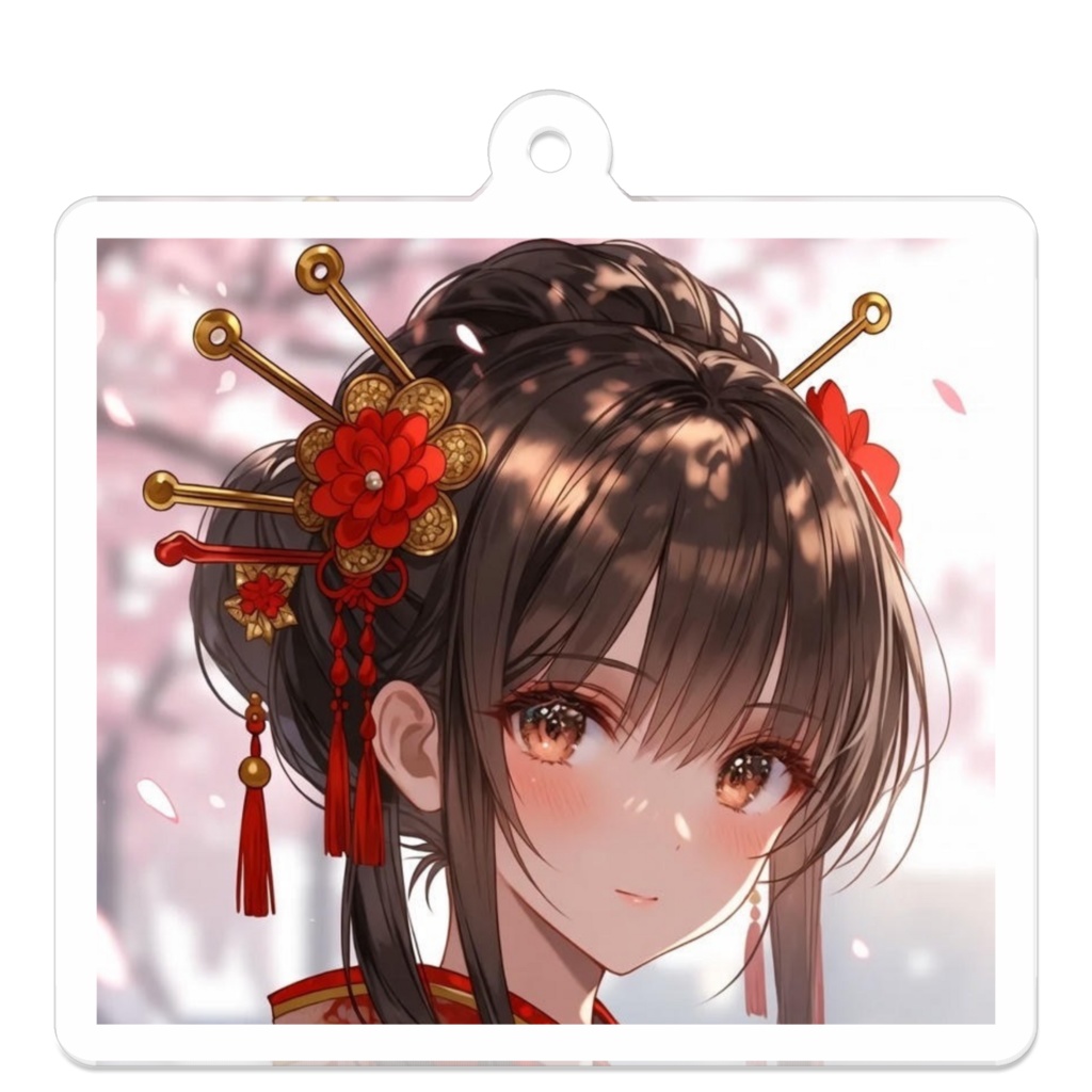 瞳キーホルダー