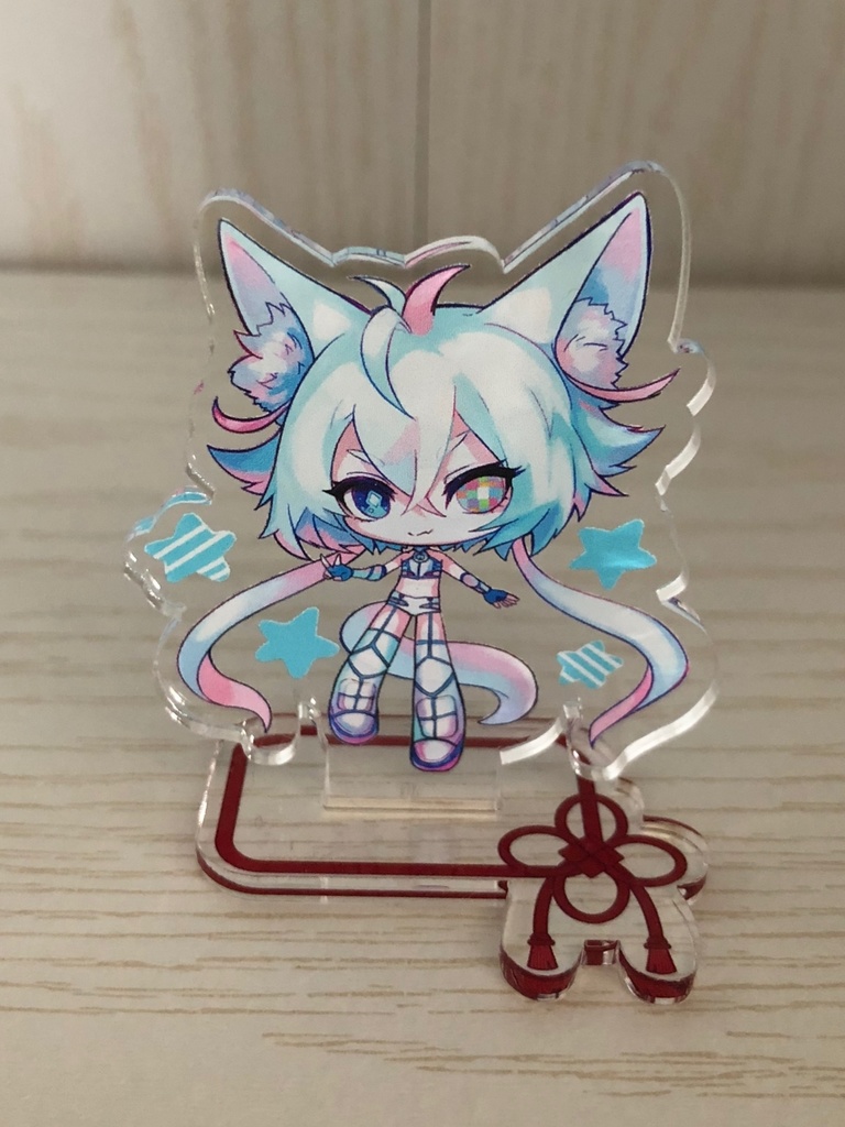 獣山ギンコ 両面ミニキャラアクリルスタンド - けもやま商店 - BOOTH