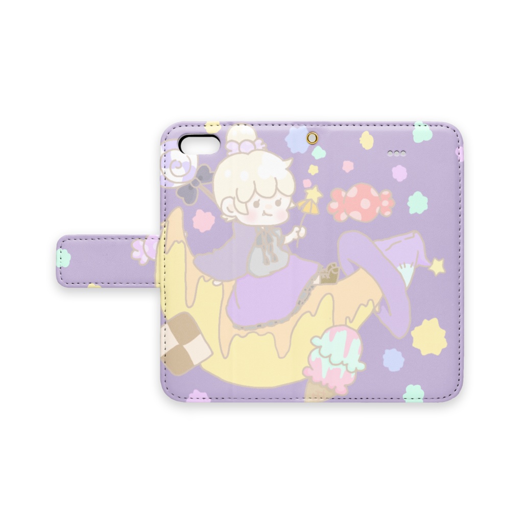 お菓子な魔女っ子スマホケース