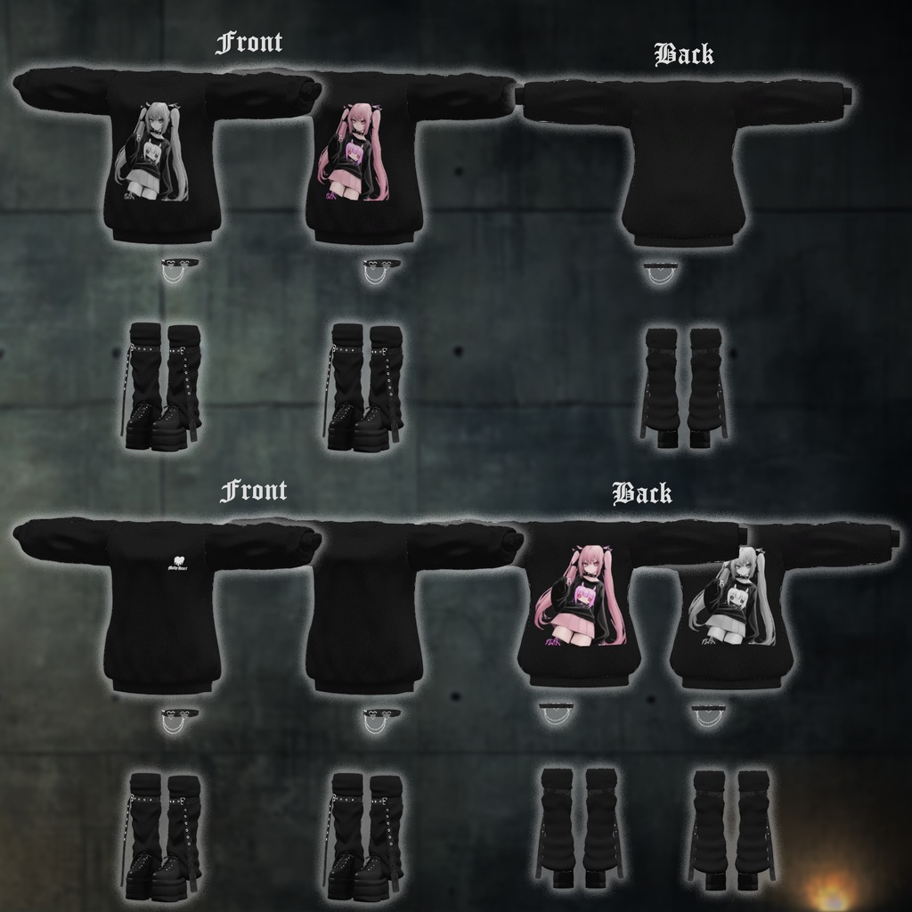 【9アバター対応】Angel Punk