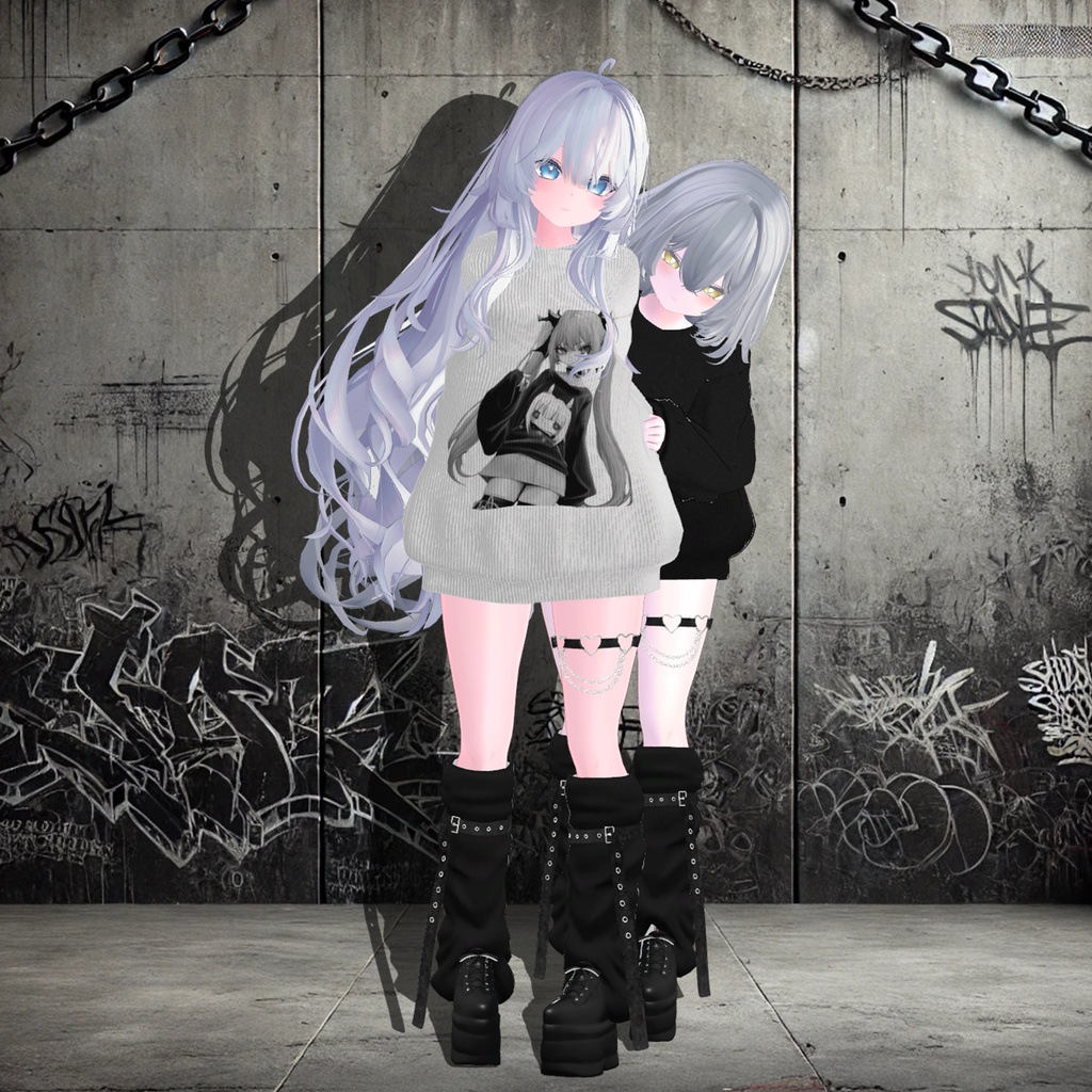 【9アバター対応】Angel Punk