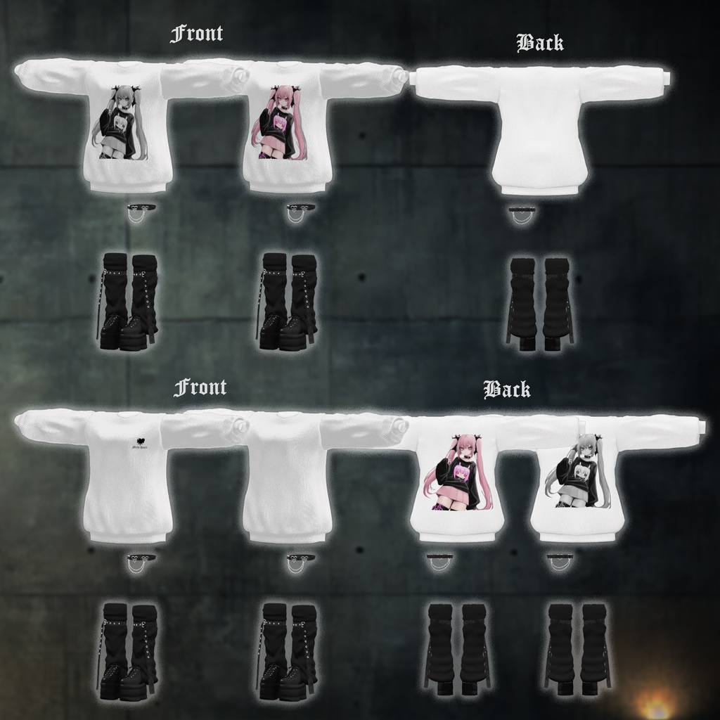 【9アバター対応】Angel Punk