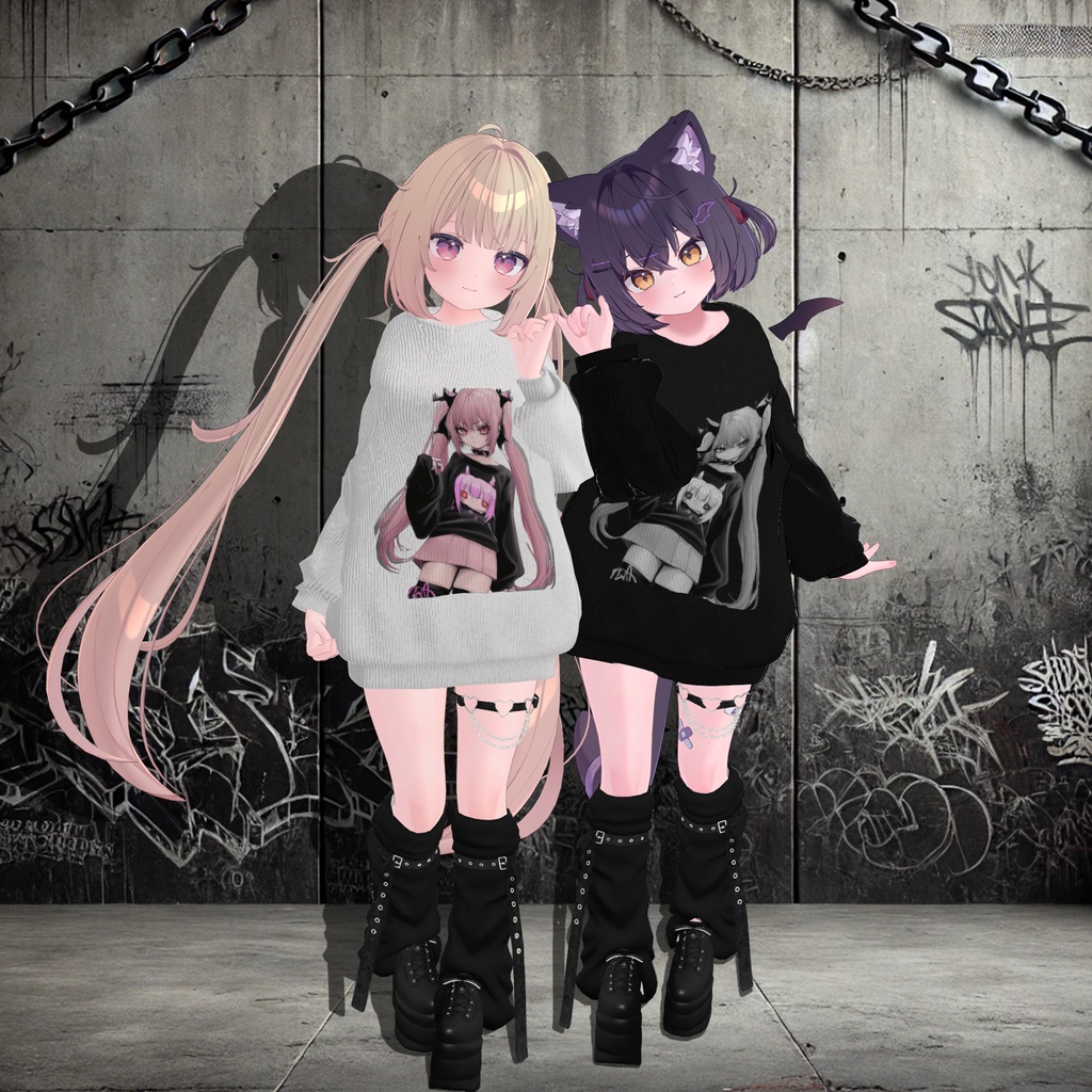 【9アバター対応】Angel Punk