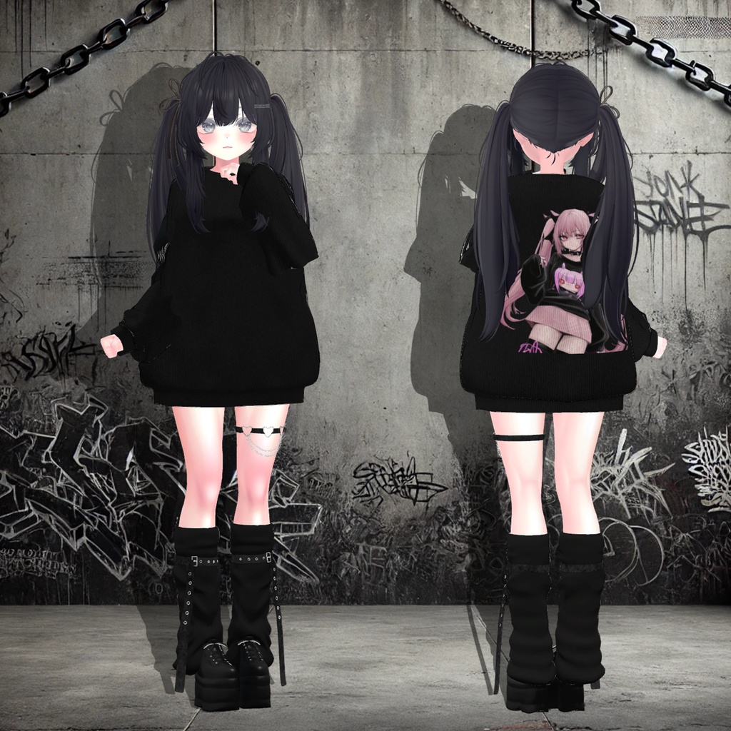 【9アバター対応】Angel Punk