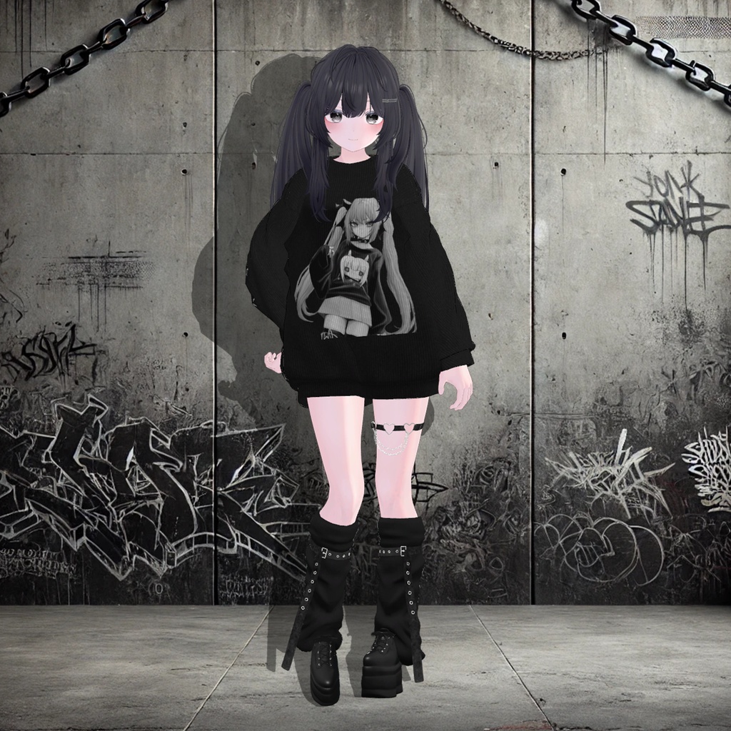 【9アバター対応】Angel Punk