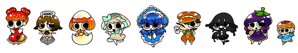 きのこのこっこマステ