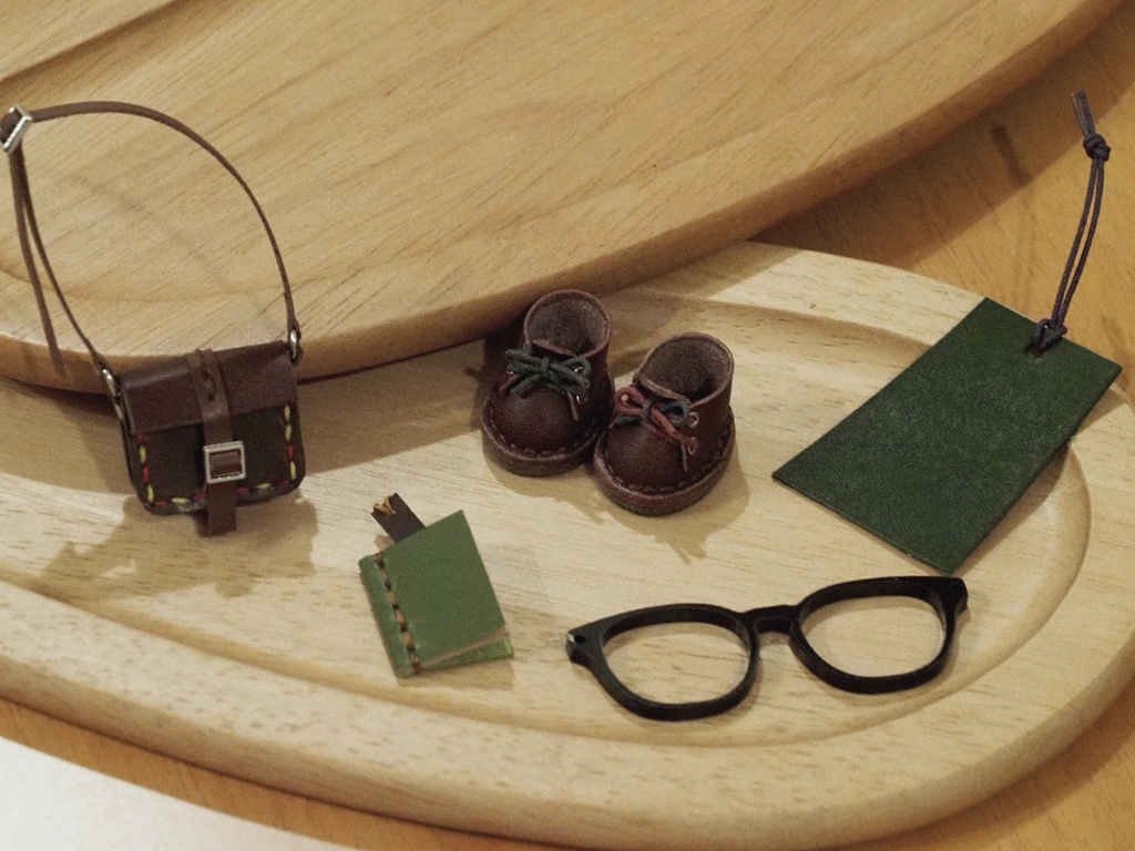 ぬいぐるみ用 本を持ってお出かけコーデセット