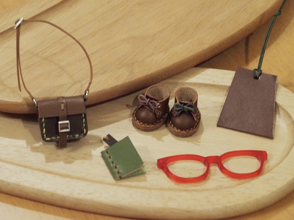 ぬいぐるみ用 本を持ってお出かけコーデセット