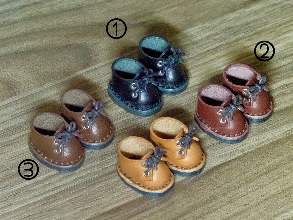 12月頒布【ぬい靴】ぬいぐるみ用本革靴 ぬい靴
