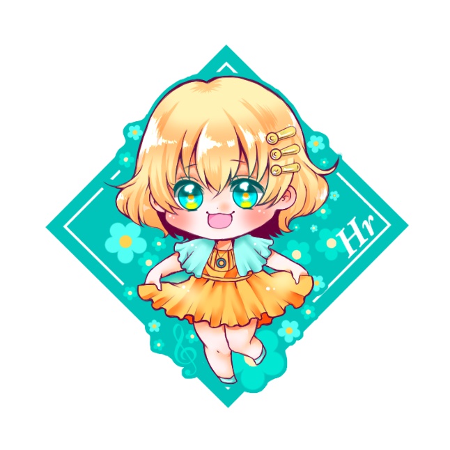 楽器擬人化ホルン アクリルキーホルダー