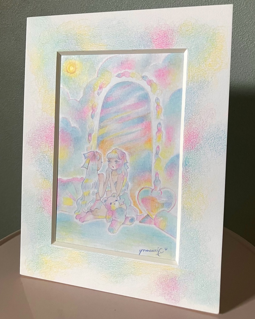 「Mirror」 額付き原画 Original Artwork with Frame