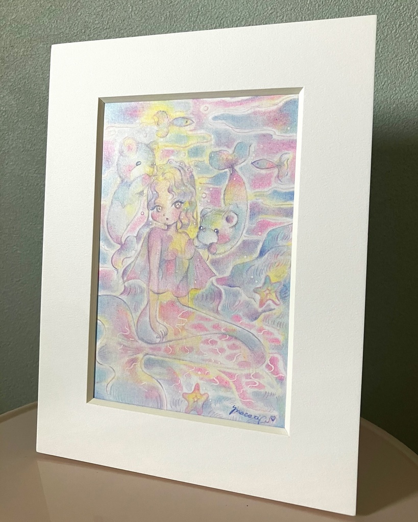 「My Princess」 額付き原画 Original Artwork with Frame
