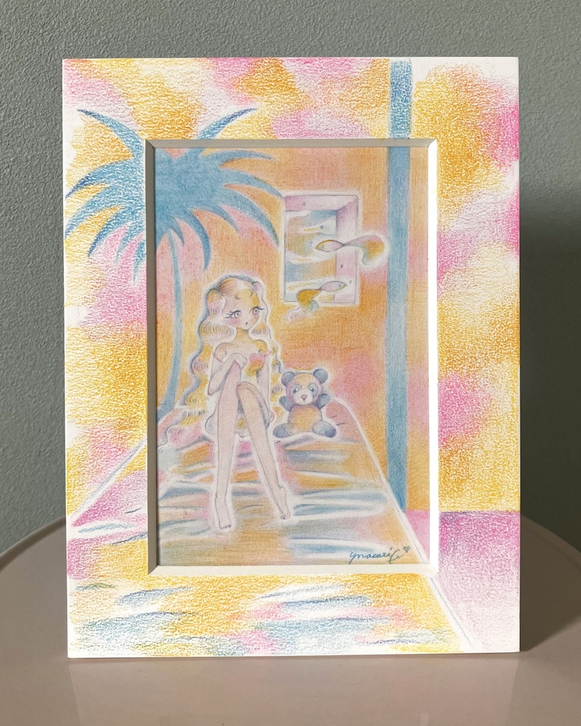「Momentary Dream」 額付き原画 Original Artwork with Frame