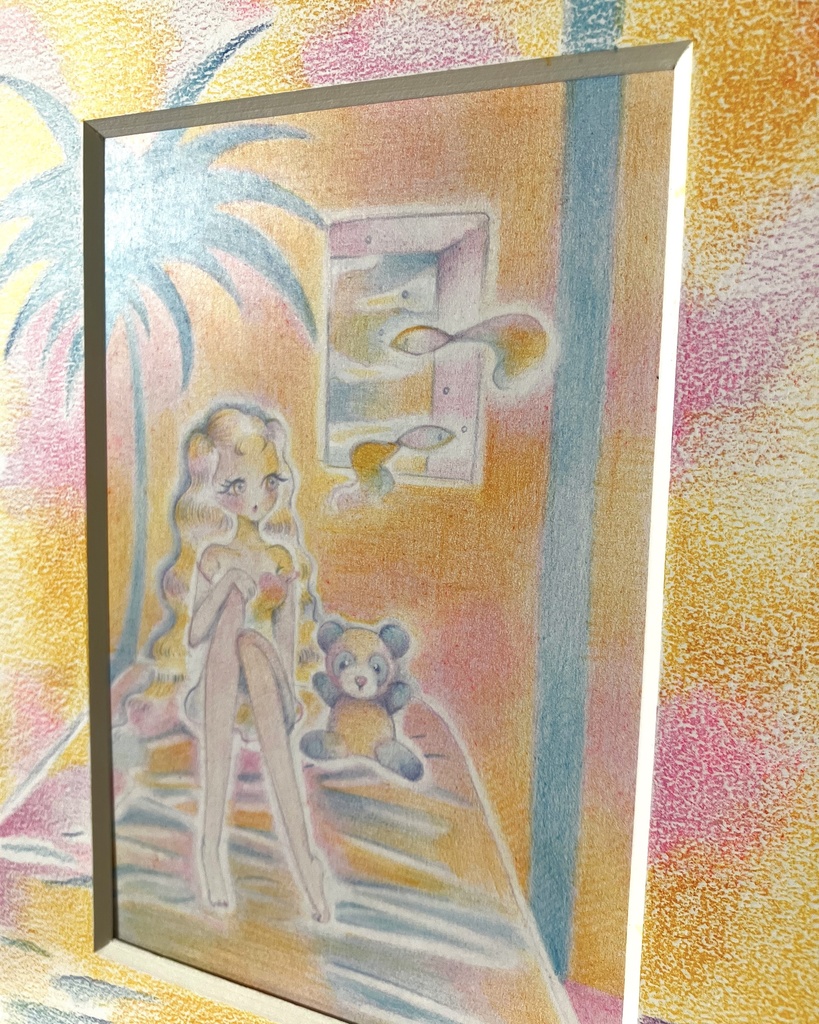 「Momentary Dream」 額付き原画 Original Artwork with Frame