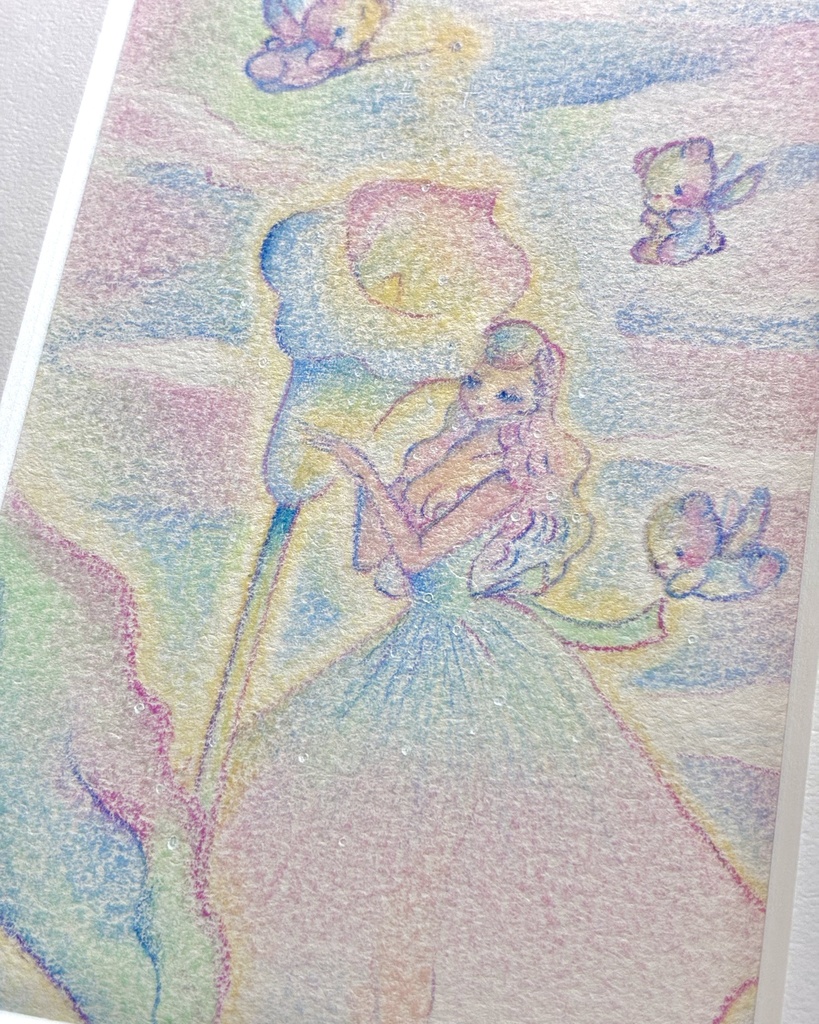 Calla Lily Girl|額付き原画 / Framed Original Artwork