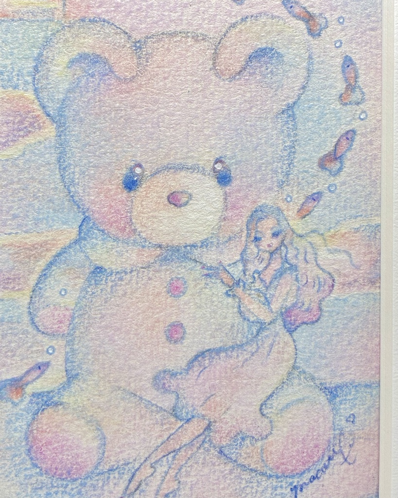 Beside You|額付き原画 / Framed Original Artwork